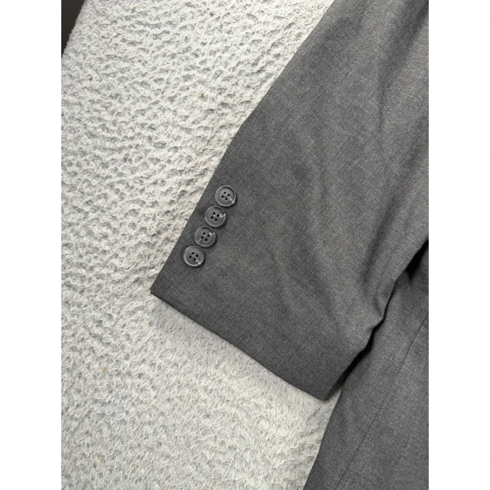 Saddlebred Blazer Mens 52L Gray Motion Stretch 2 Button Jacket Dual Vent NWT